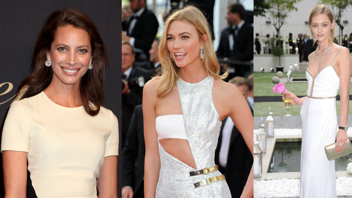 Supermodeliai Christy Turlington, Karlie Kloss ir Sasha Pivovarova