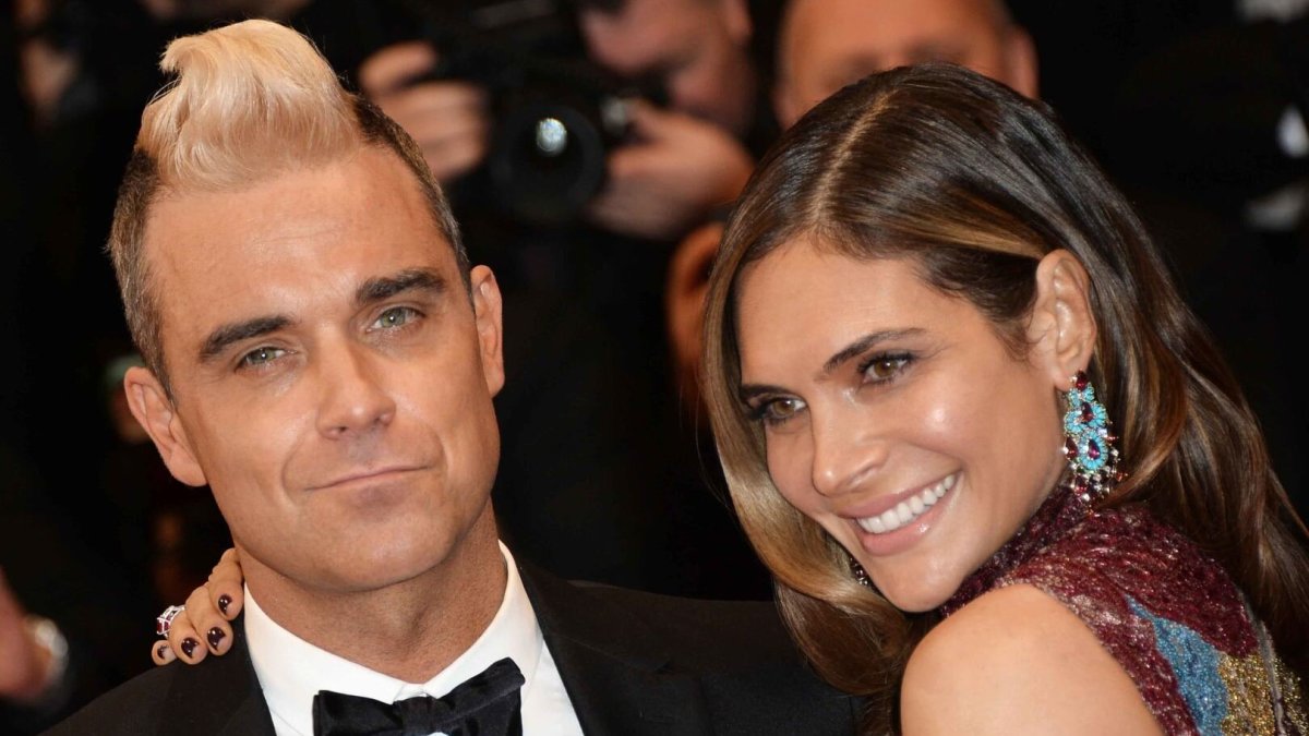 Robbie Williams su žmona Ayda Field 