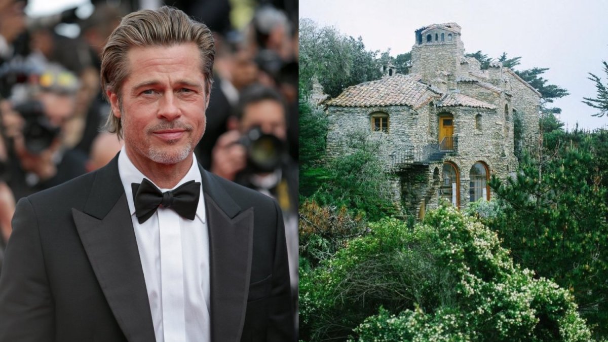 Bradas Pittas ir naujoji jo vila Kalifornijoje / AFP/„Scanpix“ nuotr.