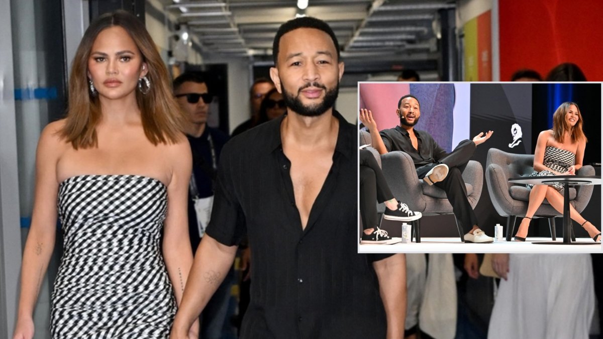 Johnas Legendas ir Chrissy Teigen „Kanų liūtuose“  / Vida Press nuotr.