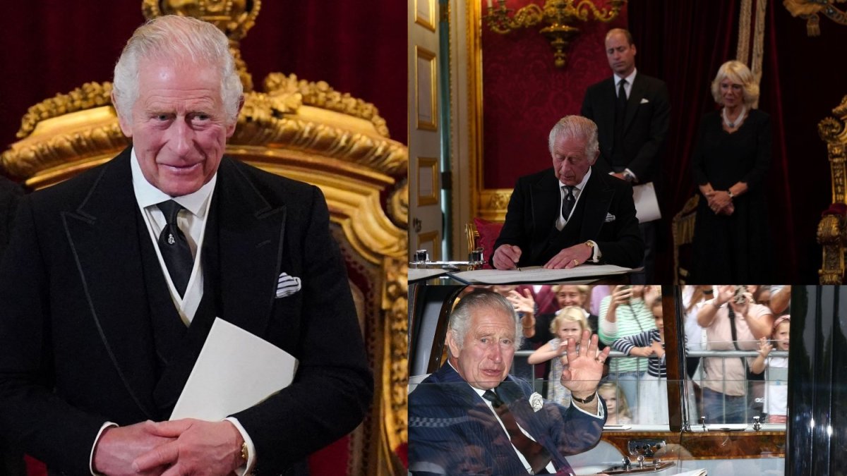 Karaliaus Karolio III paskelbimo monarchu ceremonija / AFP/„Scanpix“ nuotr.