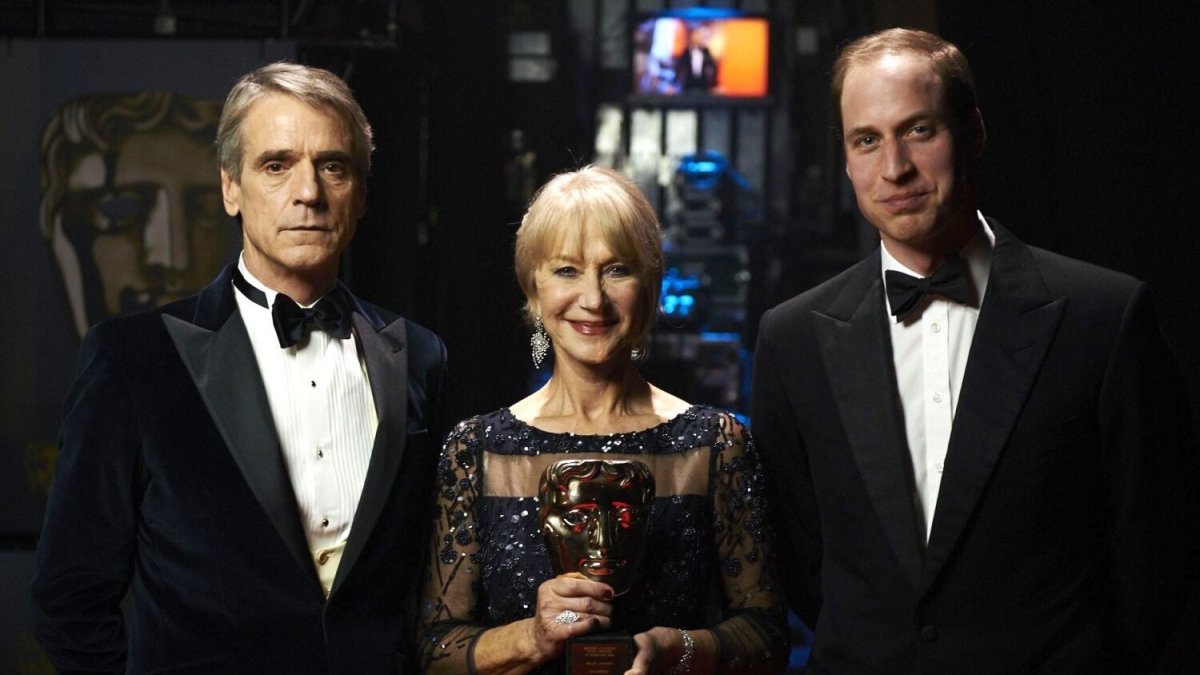 Jeremy Ironsas, Helen Mirren ir princas Williamas