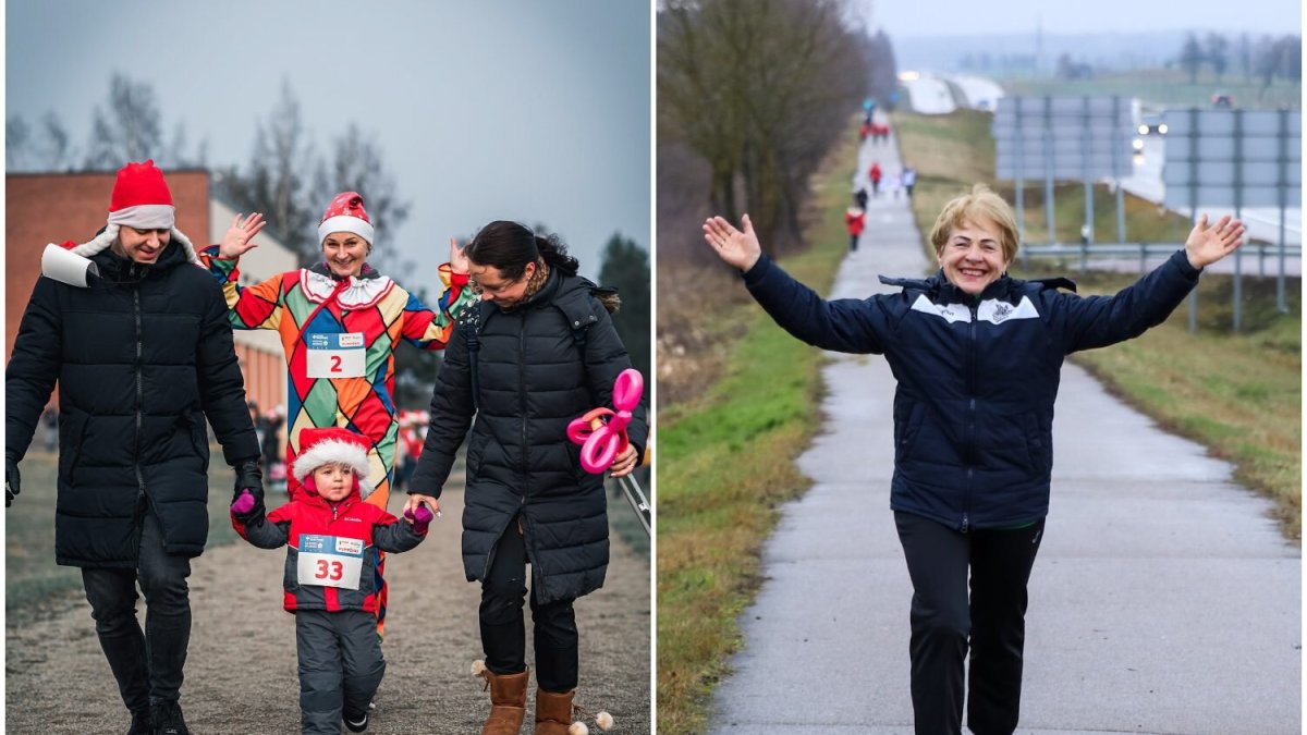 Žiemos bėgimas/Organizatorių nuotr.