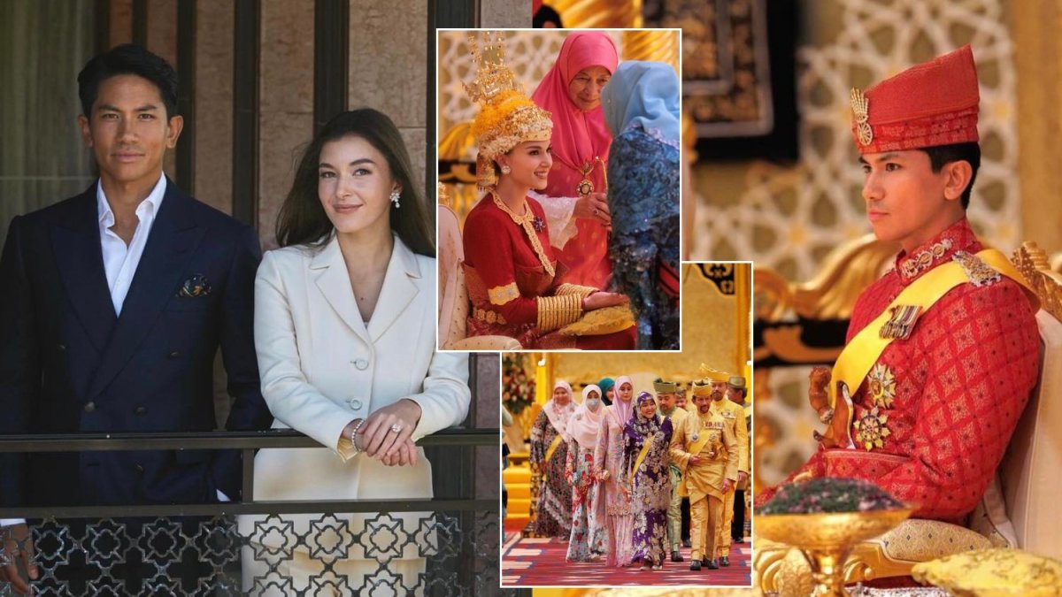 Brunėjaus princo Abdul Mateeno ir Anishos Isa Kalebic vestuvės / Instagram nuotr.