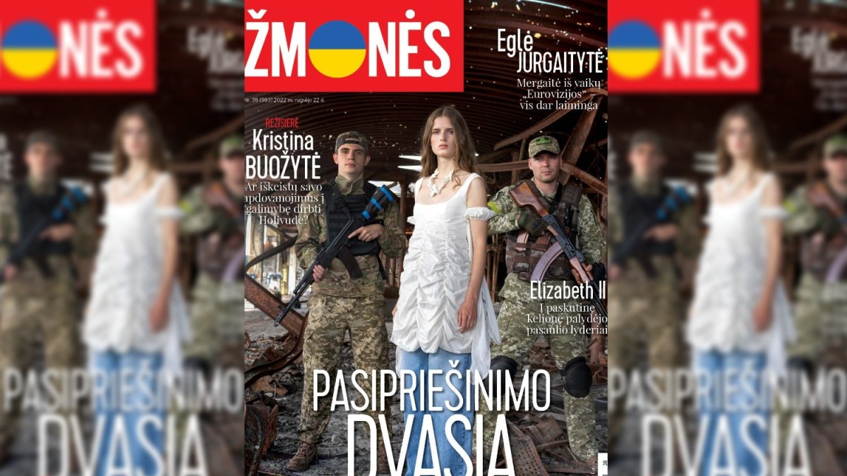 Mados sesija tarp Ukrainos degėsių / Žurnalo „Žmonės“ viršelis
