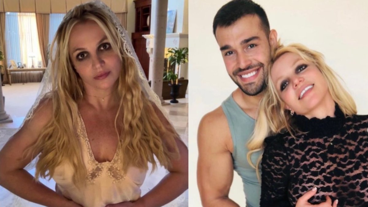 Britney Spears ir Samas Asghari / Socialinių tinklų nuotr.