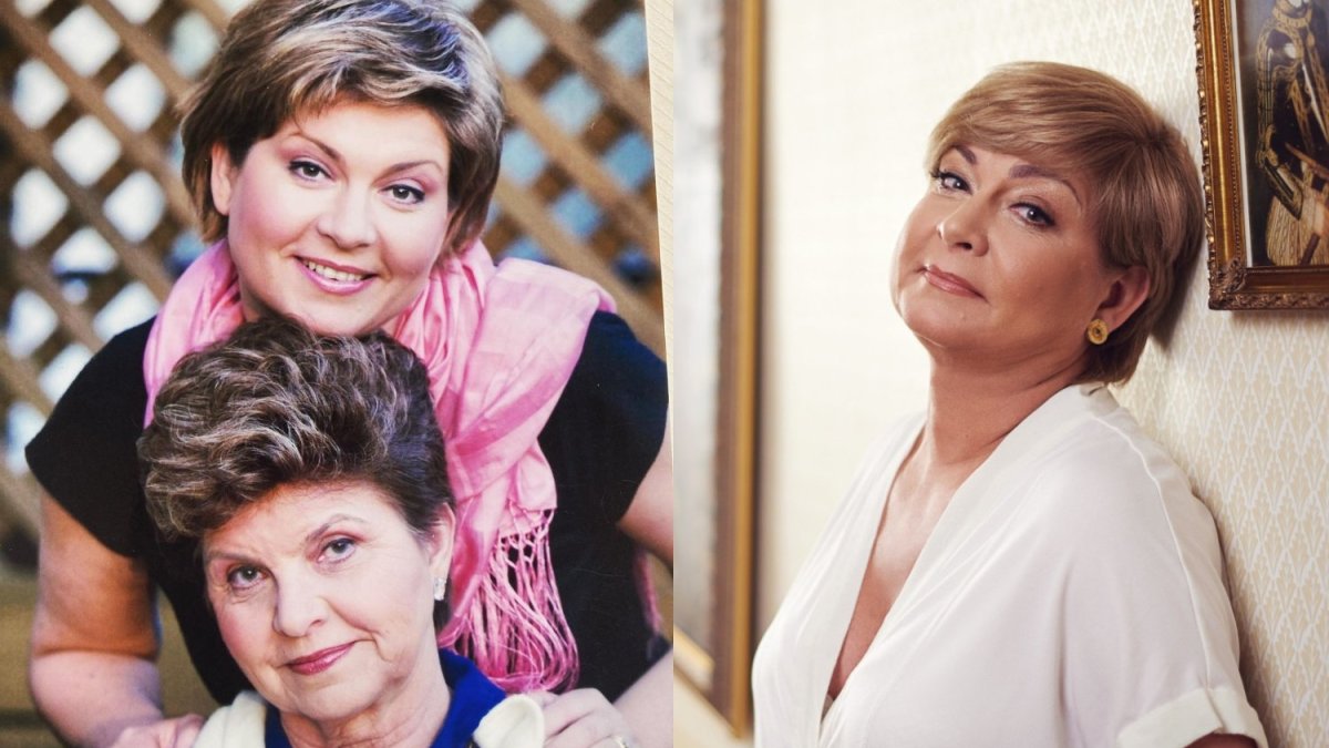 Edita Mildažytė su savo mama / Asmeninio albumo nuotr.