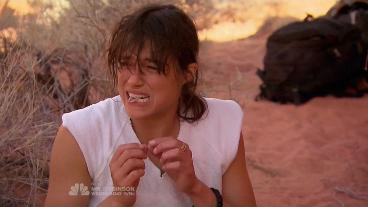 Michelle Rodriguez laidoje „Running Wild with Bear Grylls“