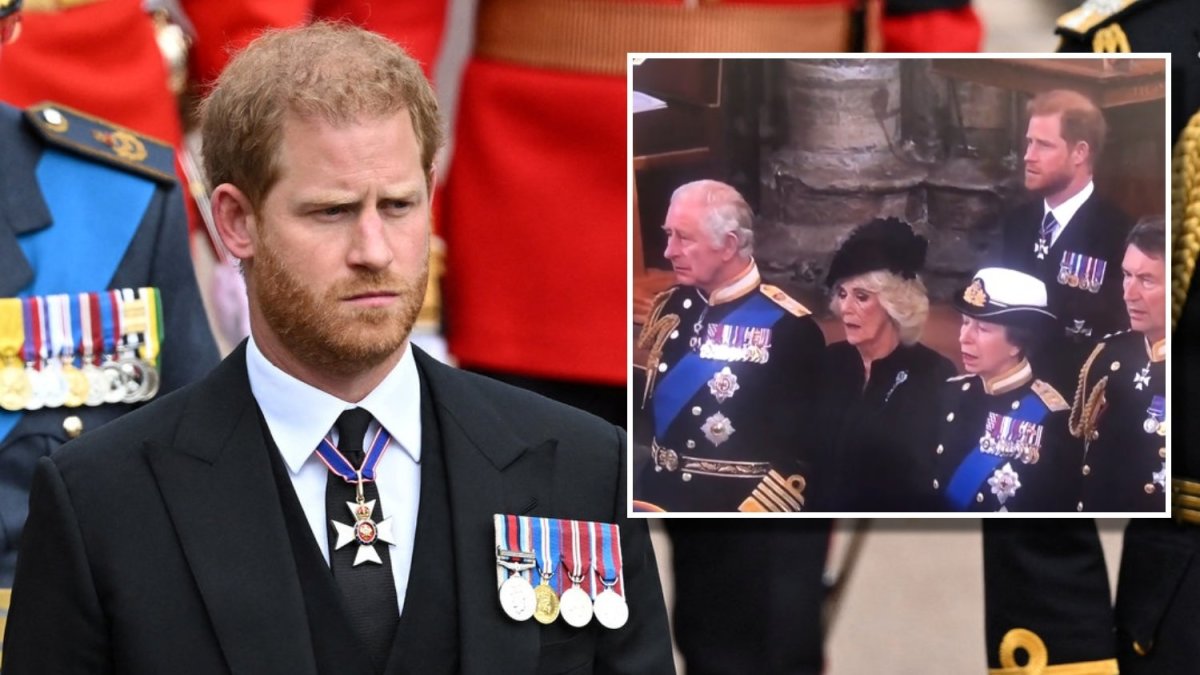 Princas Harry karalienės Elizabeth II laidotuvėse / Scanpix ir stopkadro nuotr.