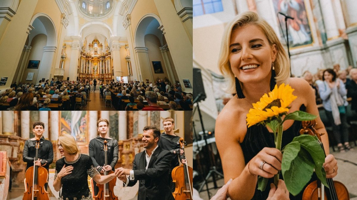 NIKO ir Renatos Marcinkutės-Lesieur koncertas Vilniaus Šv. Kazimiero bažnyčioje / Modesto Endriuškos nuotr.