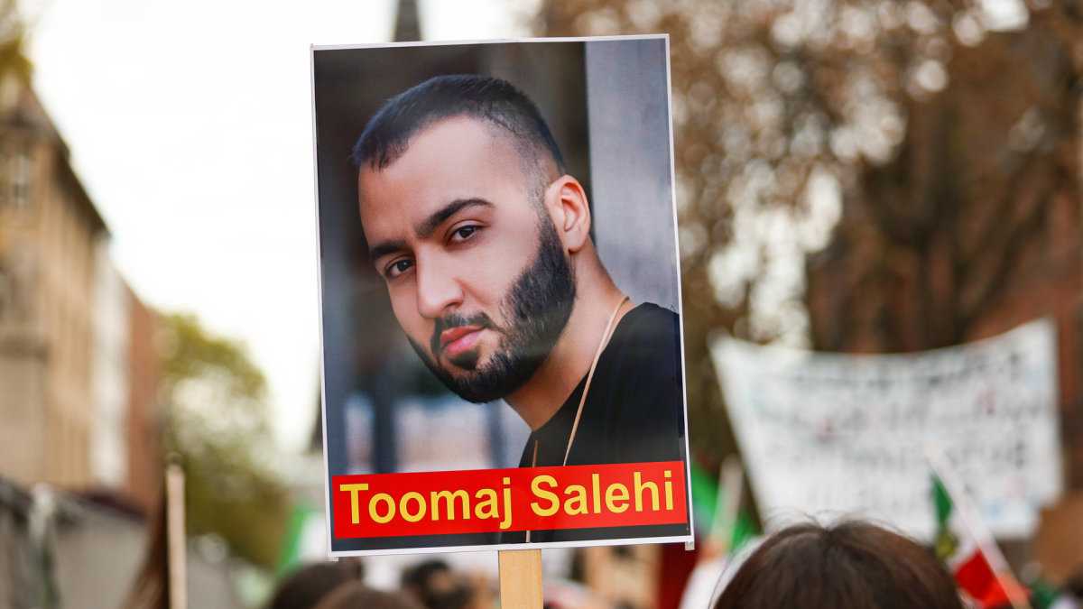 Toomaj Salehi  / AFP/„Scanpix“ nuotr.