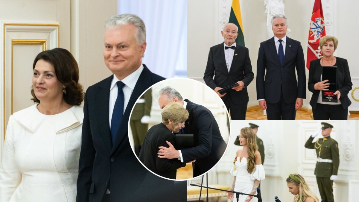Valstybės apdovanojimų įteikimo ceremonija / Žygimanto Gedvilos ir LR Prezidentūros nuotr.