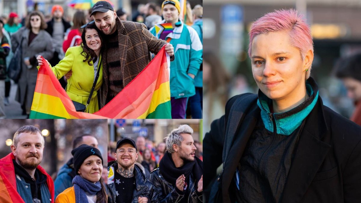 Akcijos „Už partnerystę ir lygybę visiems Lietuvoje!“ akimirkos / Luko Balandžio nuotr.