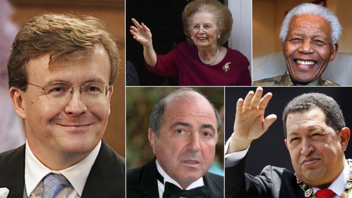 2013 metais mirę garsūs žmonės: Johanas Friso, Margaret Thatcher, Nelsonas Mandela, Borisas Berezovskis, Hugo Chavezas 