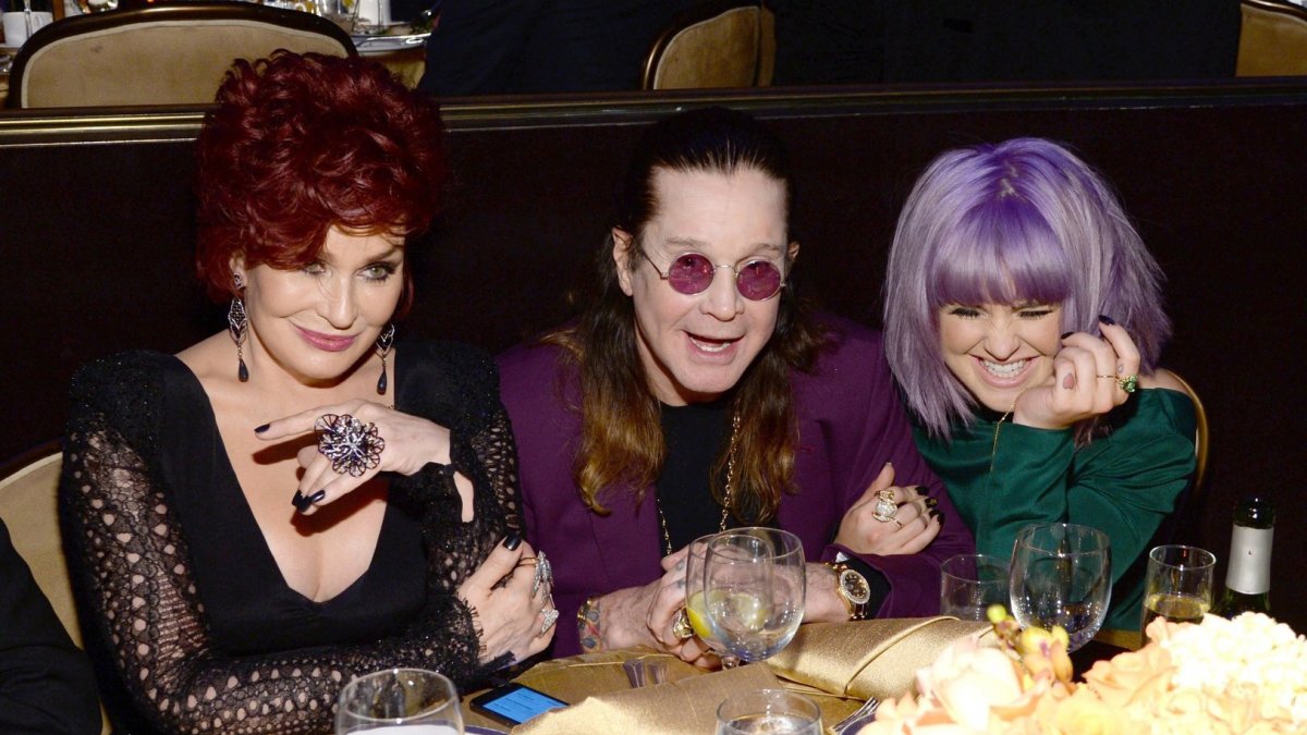 Sharon ir Ozzy Osbourne'ai su dukra Kelly Osbourne