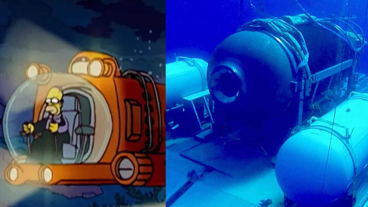 Simpsonai, povandeninis laivas „Titan“ / Scanpix nuotr. ir stop kadras