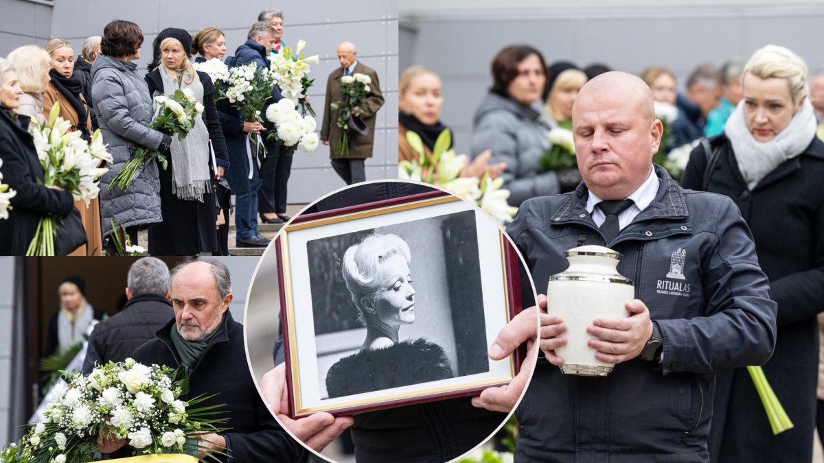 Į paskutiniąją kelionę išlydėta primabalerina Leokadija Aškelovičiūte / Pauliaus Peleckio / BNS nuotr.