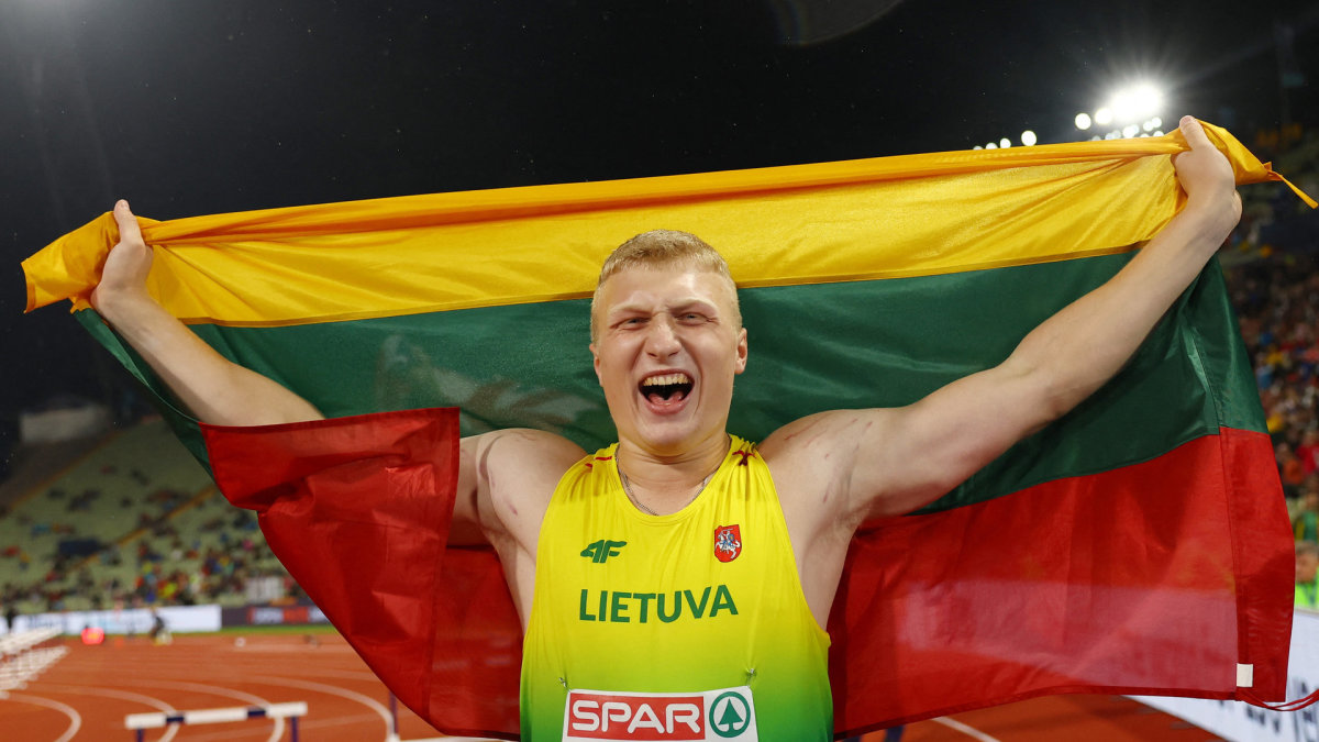 Mykolas Alekna – Europos čempionas / „Scanpix“ nuotr.