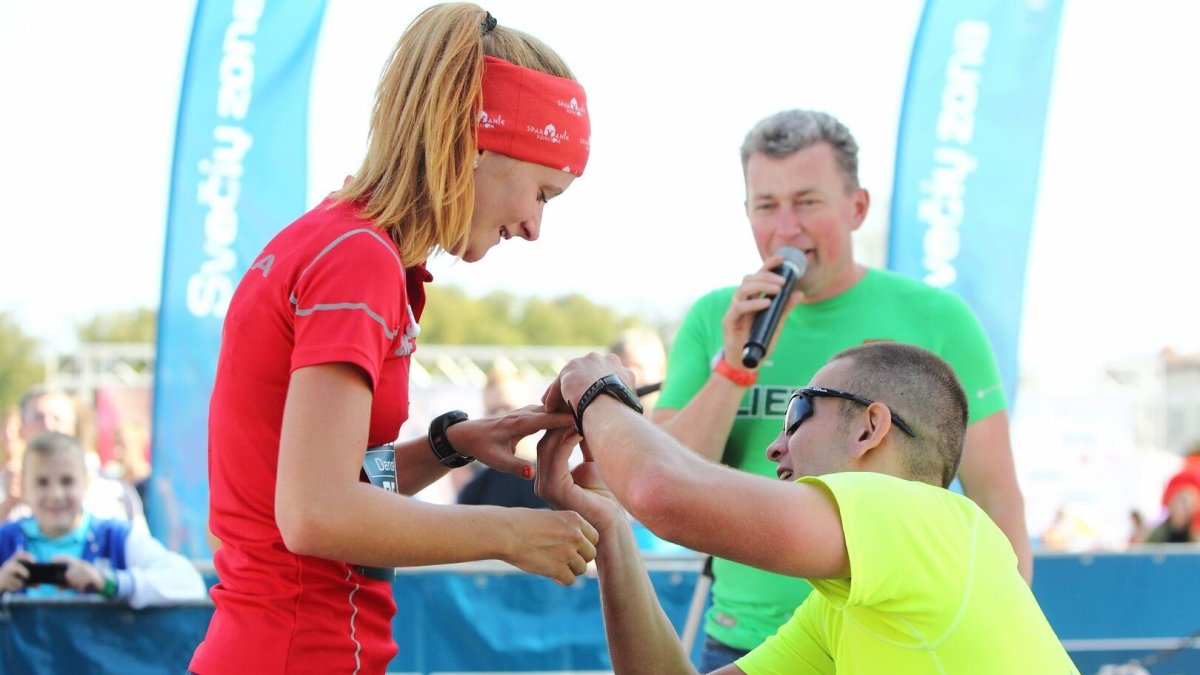 Sebastianas ir Magdalena – lenkų pora, susižadėjusi po Vilniaus maratono