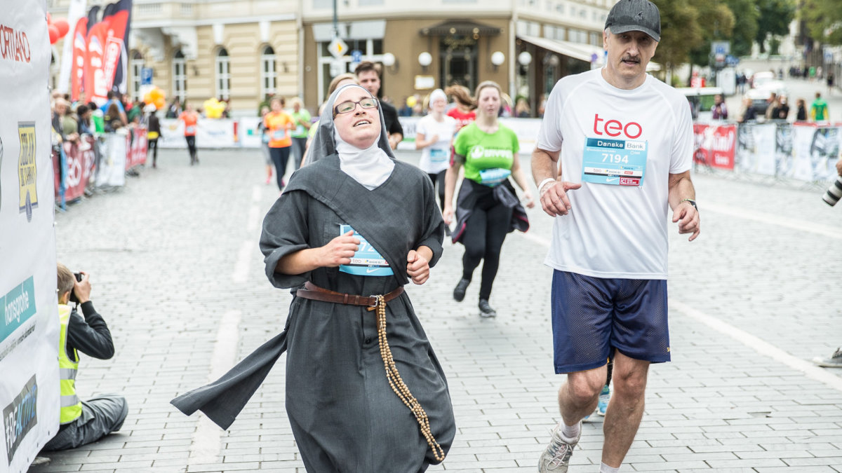 Vilniaus maratone – vienuolė iš Prancūzijos