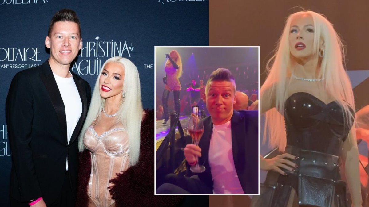 Rimvydas Širvinskas-Makalius, Christina Aguilera / Asmeninio archyvo nuotr.