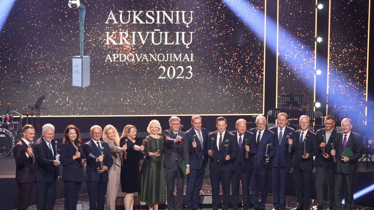 „Auksinės krivūlės“ 2023  laureatai / D.Stankaus nuotr.