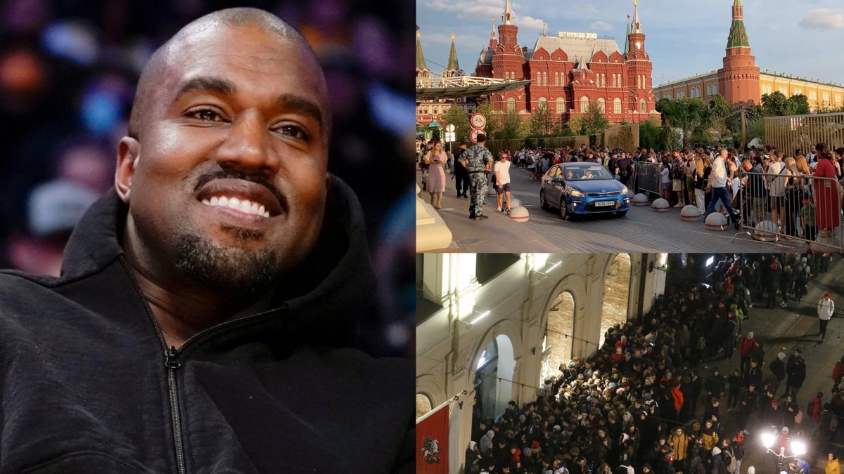 Kanye Westas apsilankė Maskvoje / AFP/„Scanpix“ nuotr.