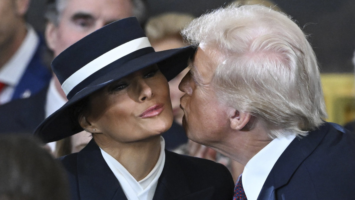 Donaldas Trumpas su žmona Melania