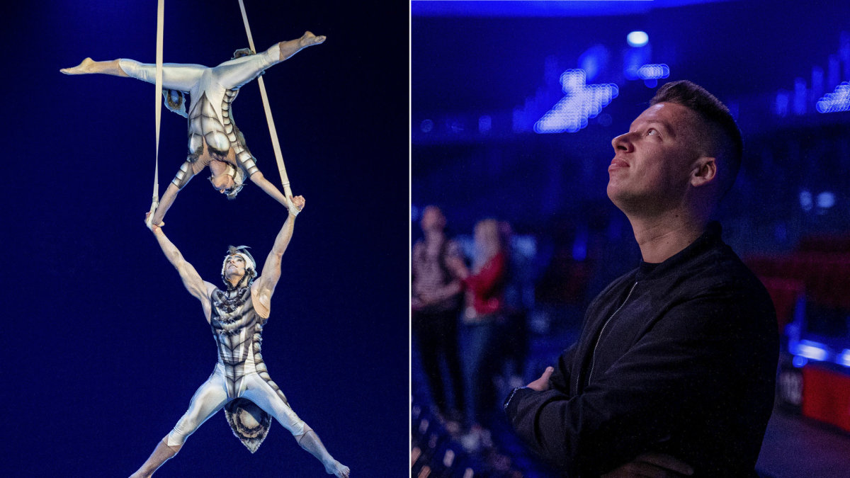 Rimvydas Širvinskas-Makalius „Cirque du Soleil“ užkulisuose / Pauliaus Peleckio / BNS nuotraukos 
