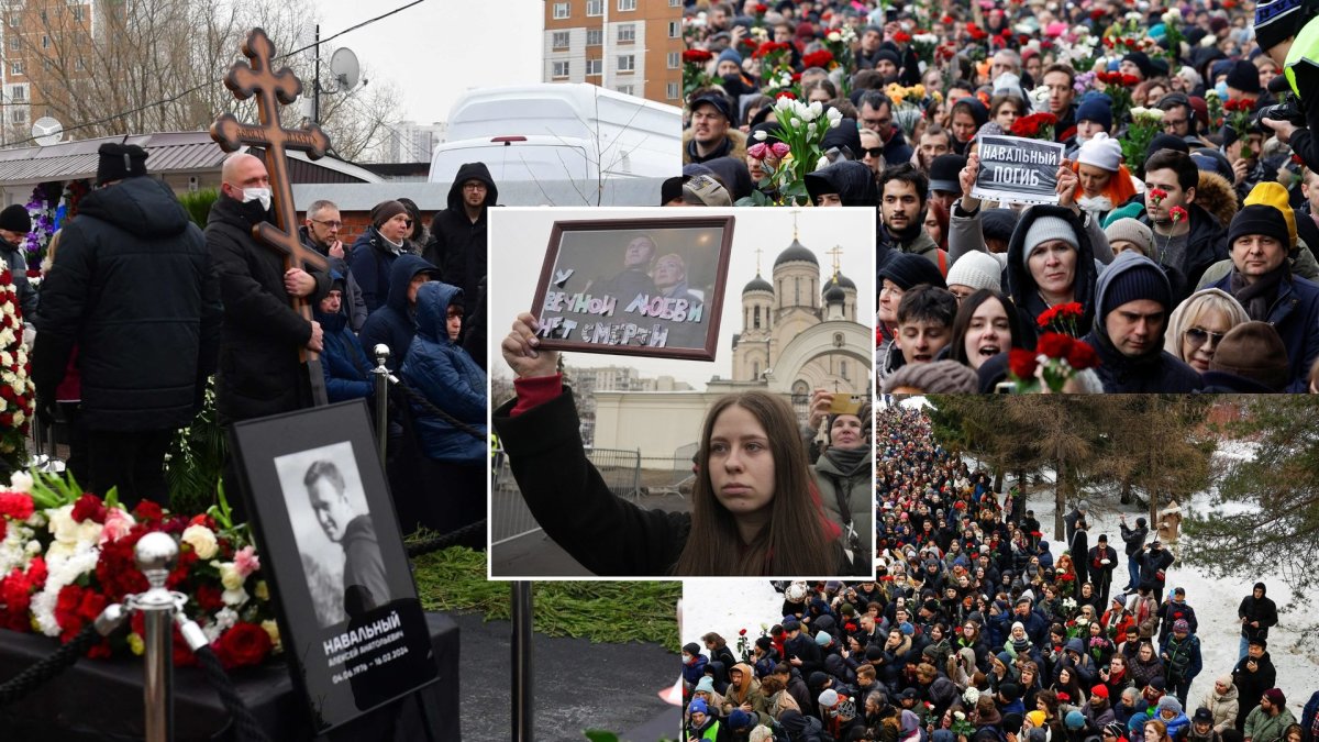 Aleksejaus Navalno laidotuvės / AFP/„Scanpix“ nuotr.