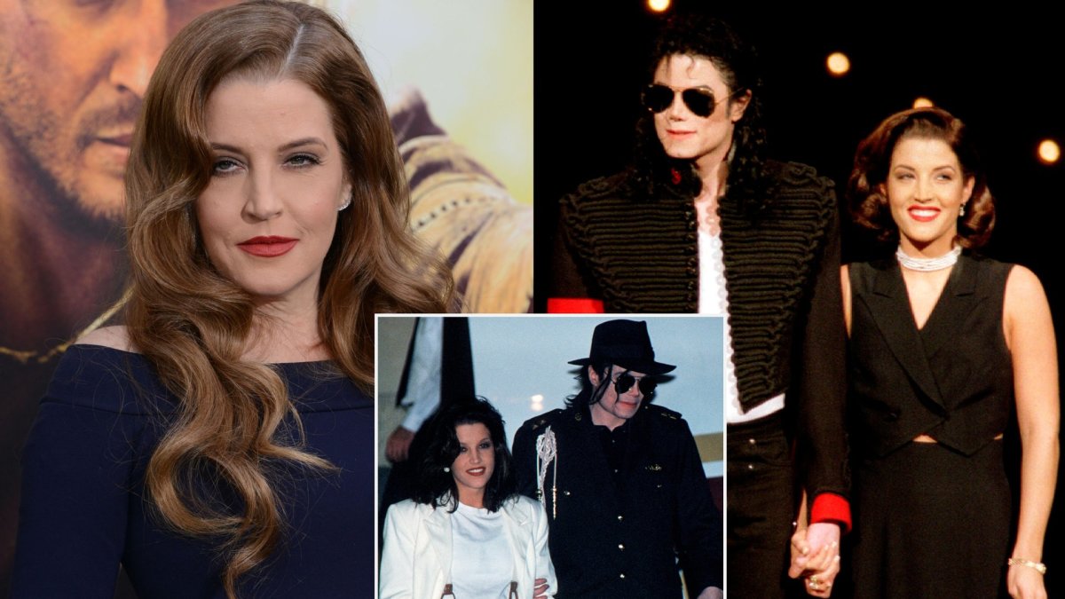 Lisa Marie Presley ir Michaelas Jacksonas / AFP/„Scanpix“ nuotr.