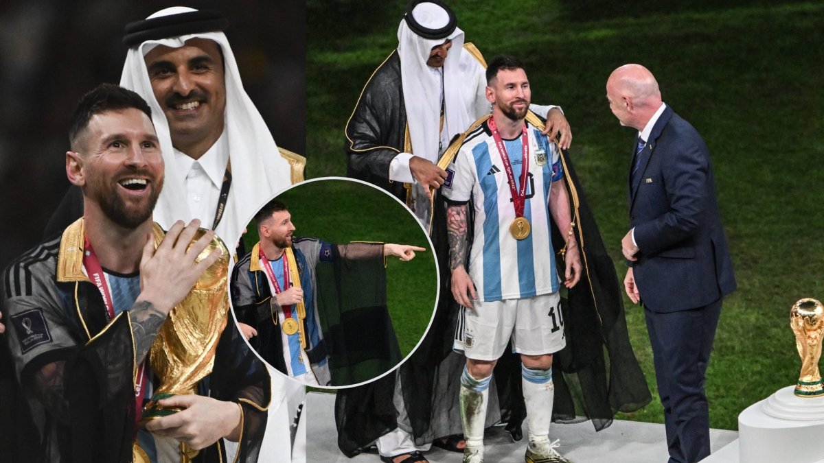 Kataro emyras Lioneliui Messi įteikė netikėtą arabišką dovaną / „Scanpix“ nuotr.