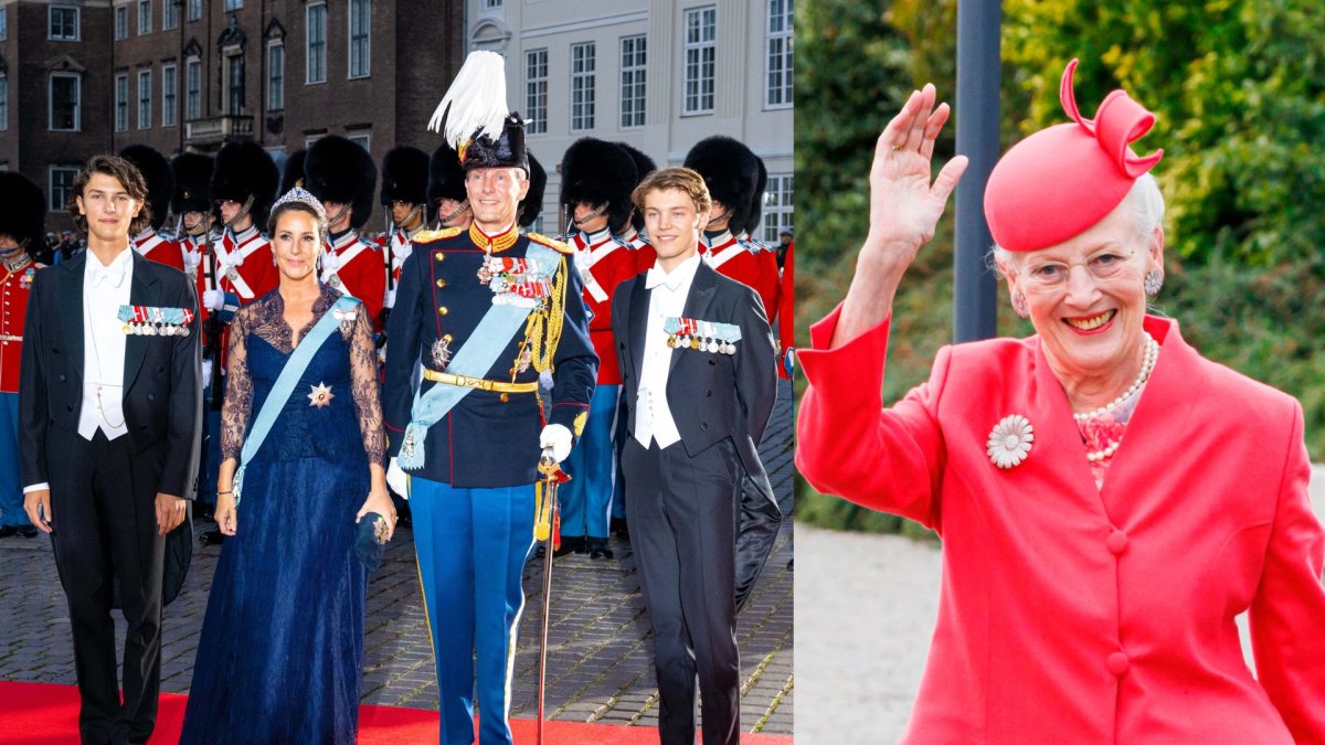 Danijos karalienė Margrethe II ir princo Joachimo šeima / „Scanpix“ nuotr.