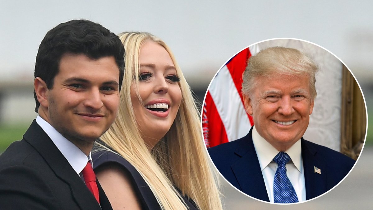 Michaelas Boulosas ir Tiffany Trump, Donaldas Trumpas / Scanpix ir Vida Press nuotr.