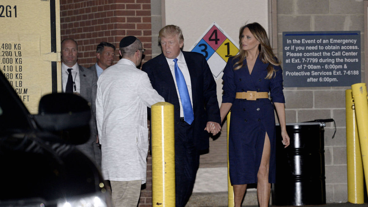 Donaldas Trumpas su žmona Melania