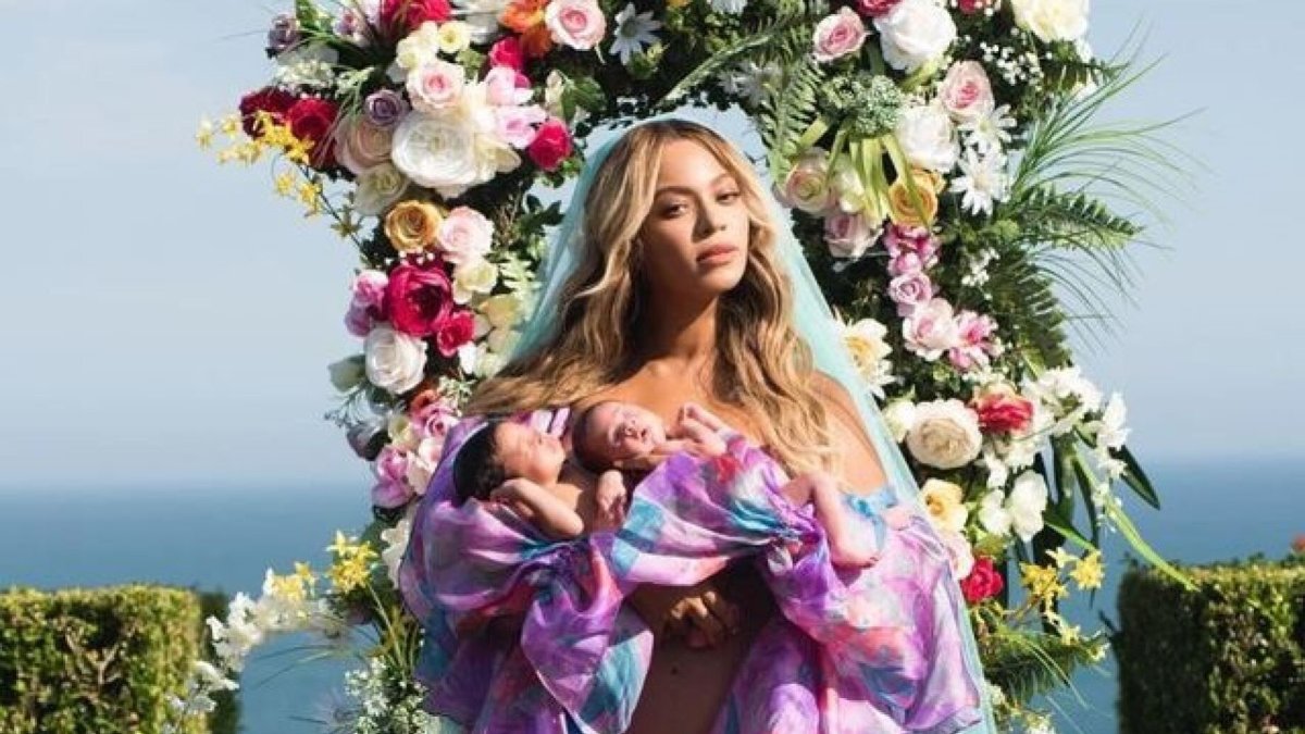 Beyonce ir dvynukai Siras bei Rumi