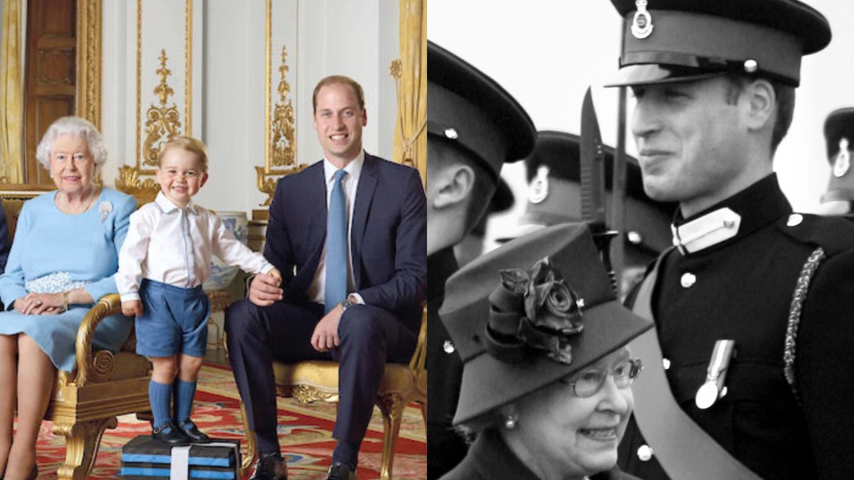 Princas Williamas, karalienė Elizabeth II / Scanpix / Instagram nuotr.