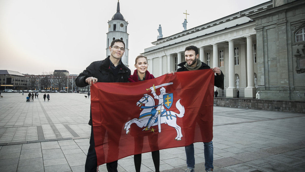 Tomas Perkūnas, Monika Linkytė ir Vaidas Baumila