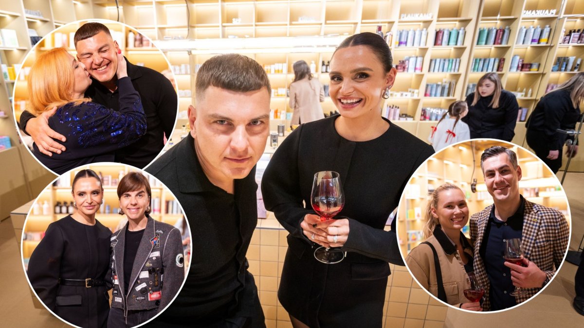 Rolandas Mackevičius su mama, Ieva Mackevičienė, Simona Bandita, Justinas Jankevičius ir Greta Mikalauskytė / Skirmanto Lisausko nuotr.