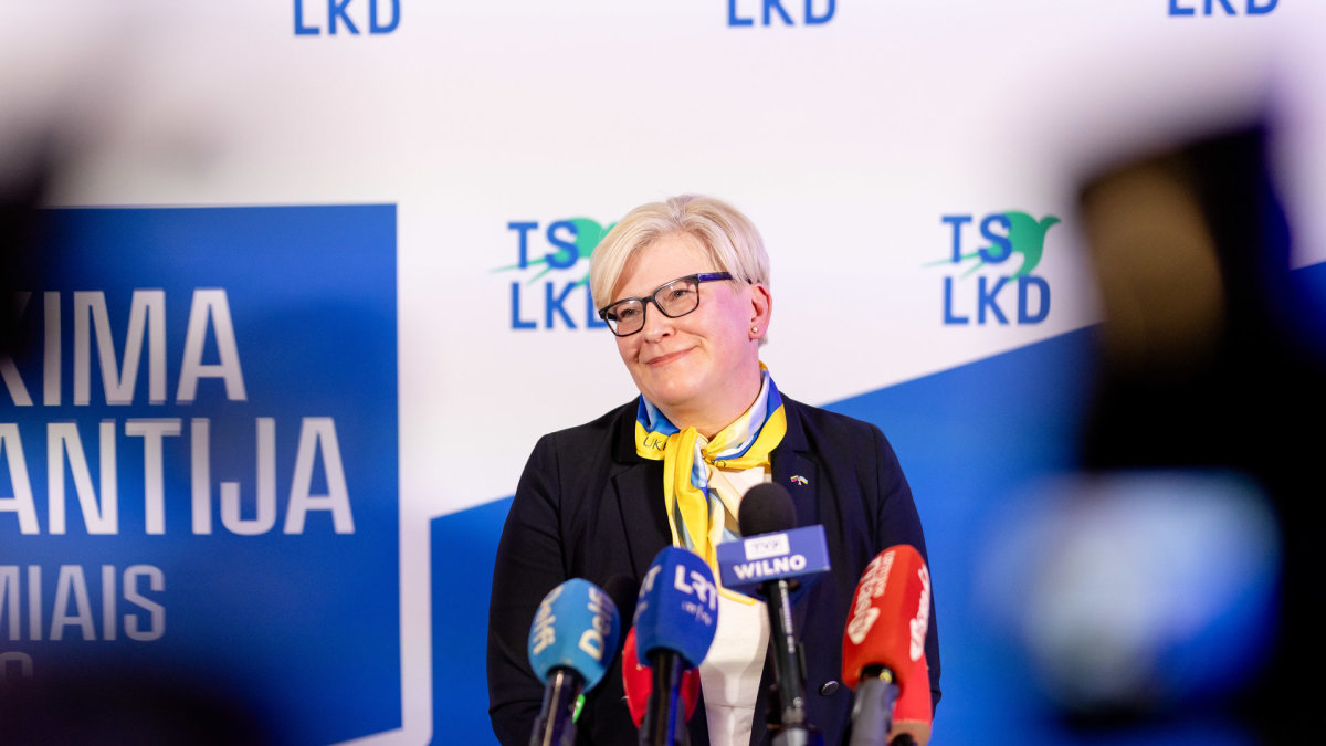 TS-LKD nariai laukia rinkimų rezultatų / Lukas Balandis / BNS nuotr.