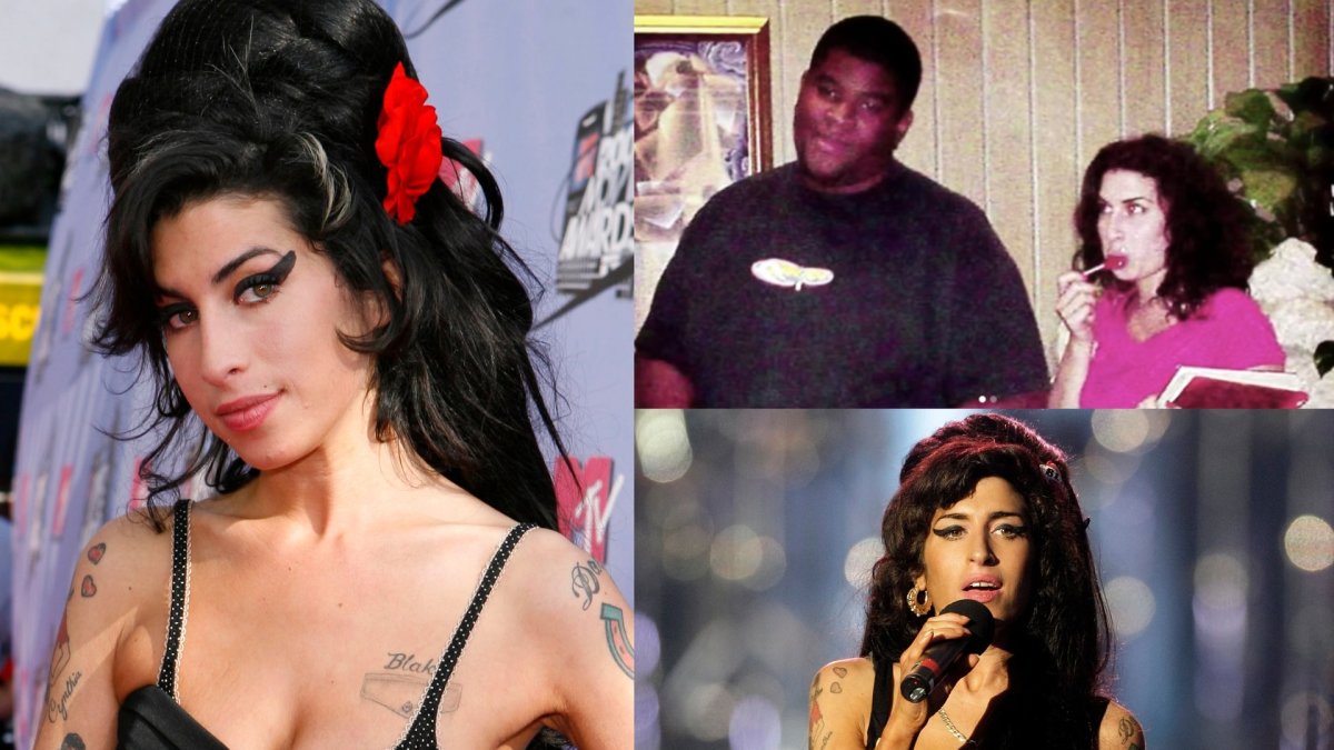 Amy Winehouse ir Salaamas Remi / Scanpix ir soc.tinklų nuotr.