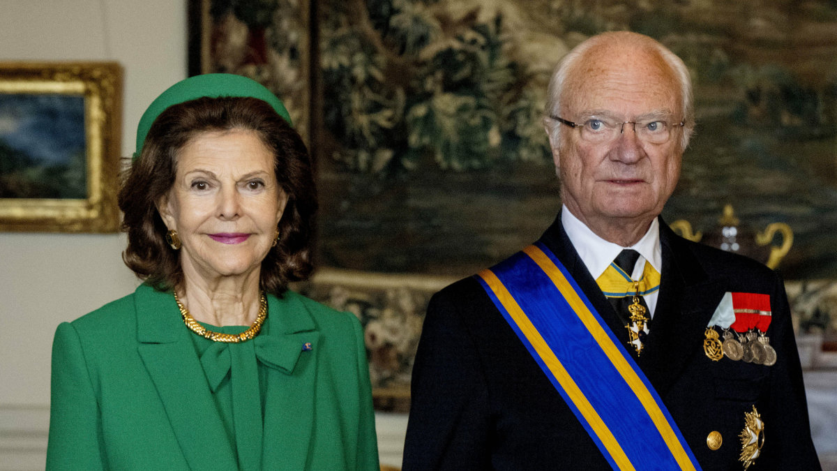 Švedijos karalienė Silvia, Švedijos karalius Carlas XVI Gustafas / „Scanpix“ nuotr.
