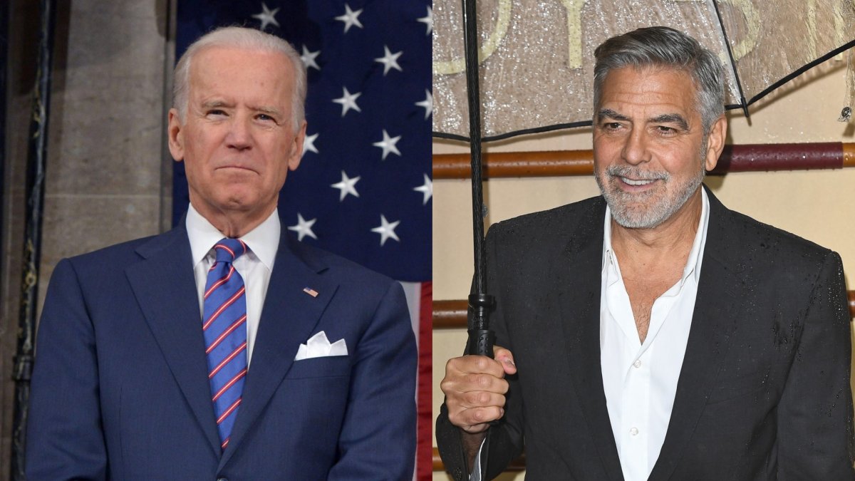 Joe Biden ir George Clooney  / Vida Press nuotr.