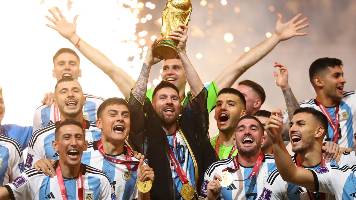 Argentinos rinktinė – pasaulio futbolo čempionė / „Scanpix“ nuotr.