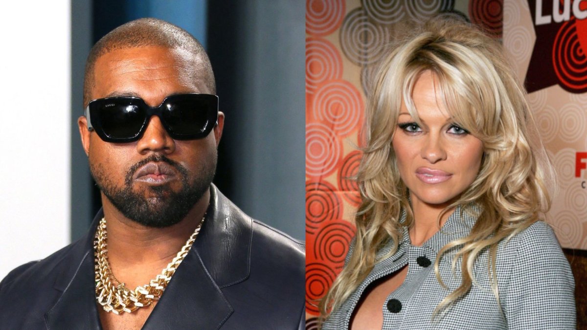 Kanye Westas ir Pamela Anderson / Vida Press nuotr.