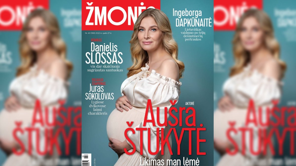 Aušra Štukytė / Žurnalo „Žmonės“ viršelis