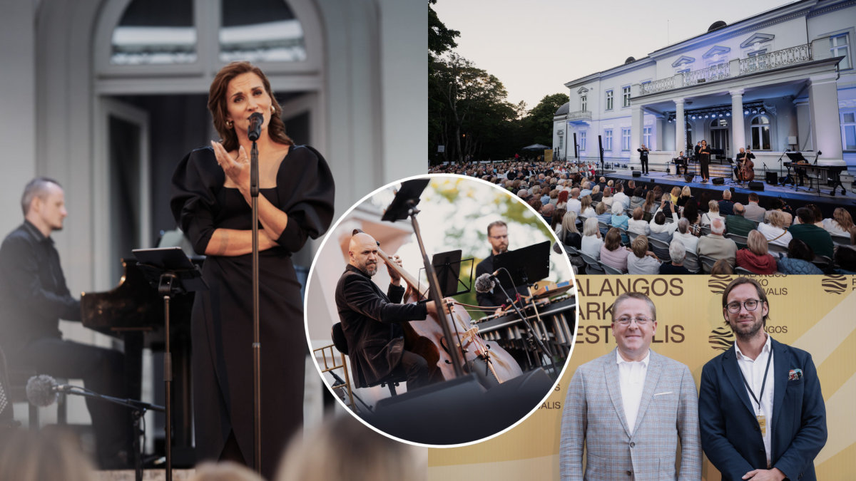Ieva Prudnikovaitė ir ansamblis „4TANGO“ pradėjo „Palangos parko festivalį“ / Rūtos Verseckaitės nuotr.