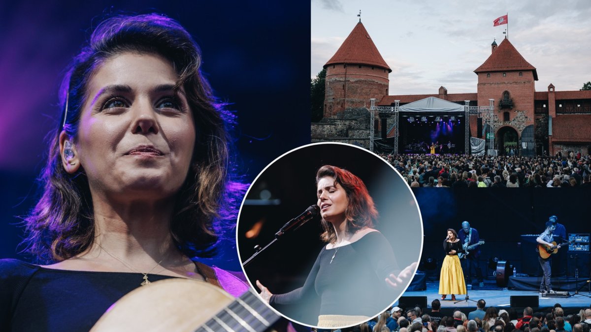 Katie Melua koncertas Trakuose / Augustės Lemežytės nuotr.