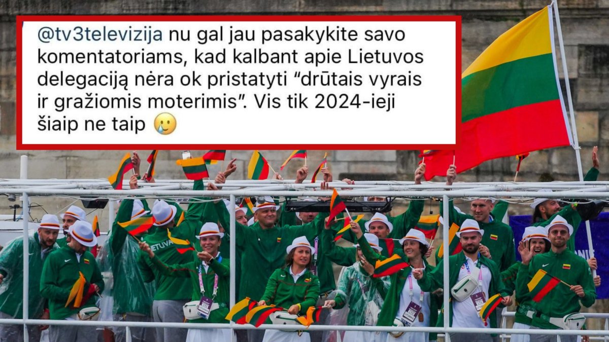 Lietuvos olimpinė rinktinė žaidynių atidarymo metu / Kipro Štreimikio / LTOK nuotr. 