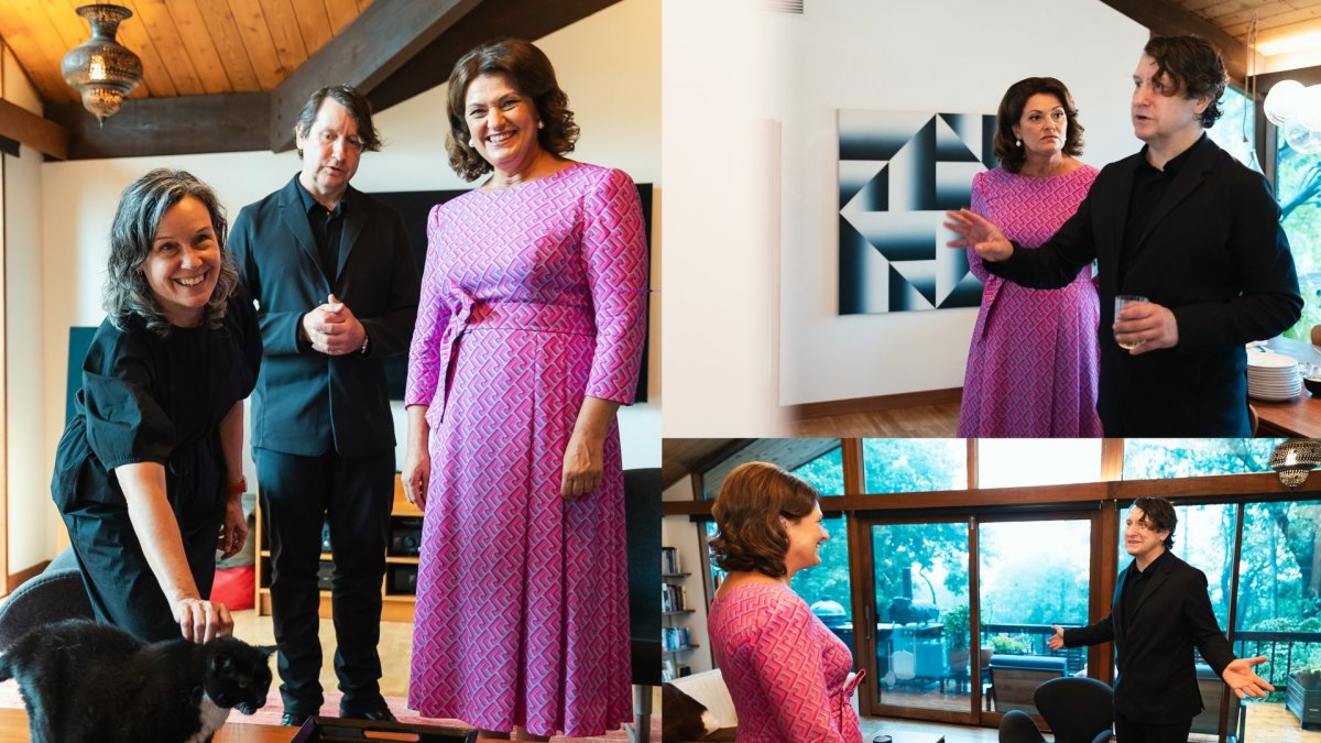 Diana Nausėdienė aplankė Kazio Varnelio namus JAV / Prezidento kanceliarijos nuotraukos/ Eitvydo Kinaičio nuotr.